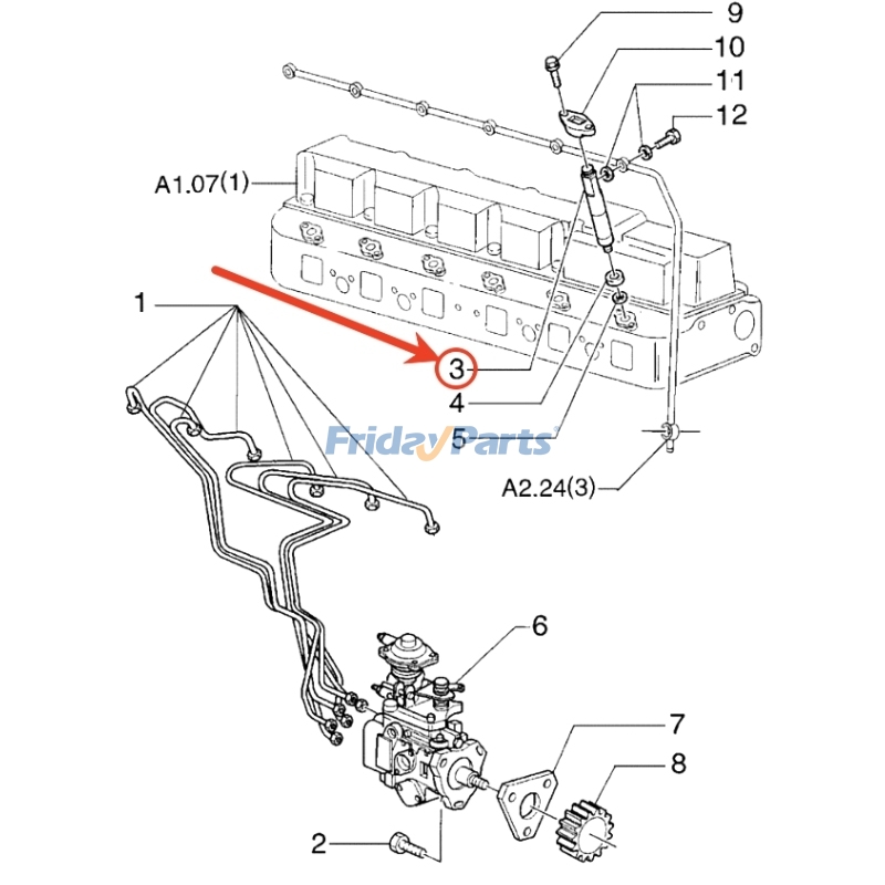 Fuel Injector for Motor Grader,Tractor