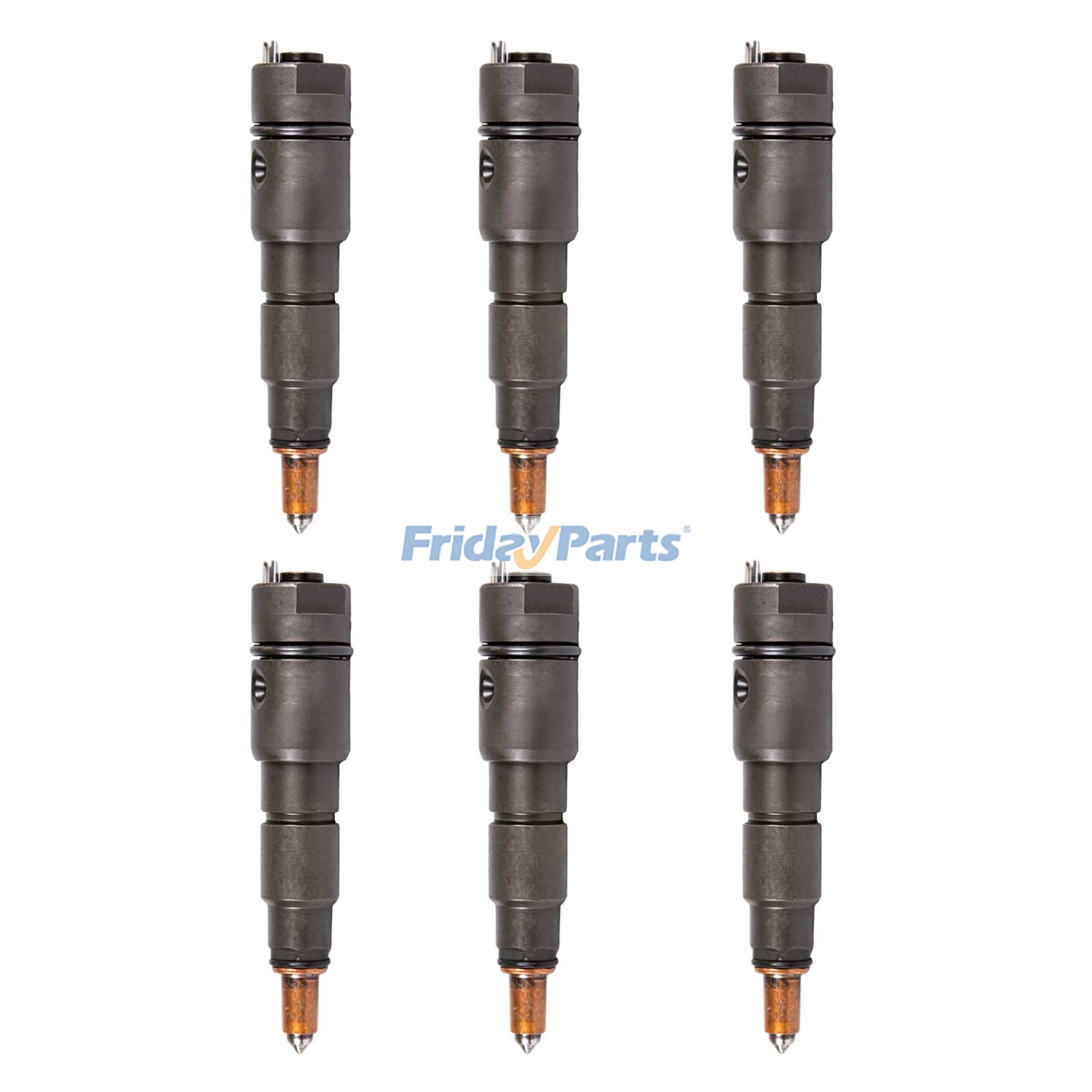6 Pieces Fuel Injector A0070172721 A0030101451 for Mercedes-Benz Engine OM460LA Truck Actros Arocs