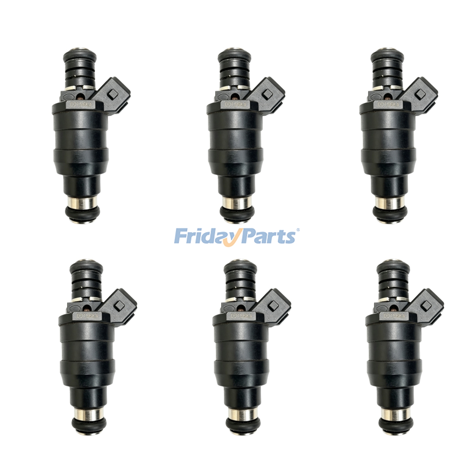 6 Pieces Fuel Injector D3156KA for Jaguar Engine AJ16 Vehicle XJ6 XJS Vanden Plas 1993-1997