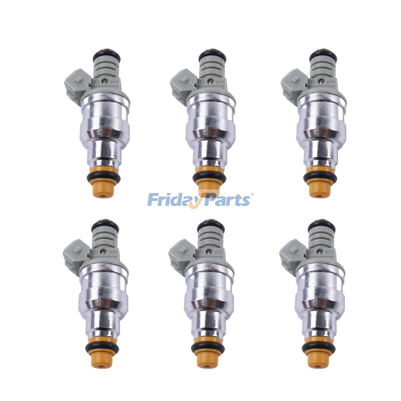 プレフォー 6 Pieces Fuel Injector F1ZE-9F593-B4C F1ZE-B4C for Ford Increased