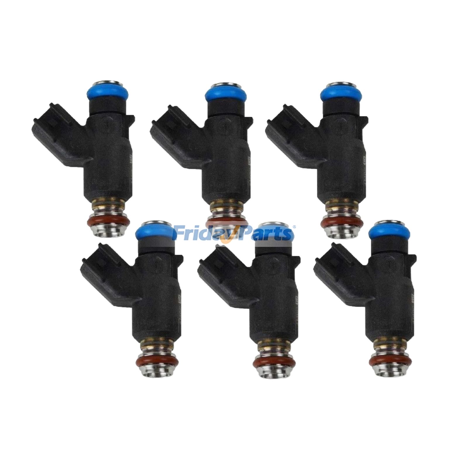 6 Pieces Fuel Injector for Chevrolet Impala Malibu Buick Lucerne Pontiac Montana 2006-2010 - Replaces FJ10631 Delphi