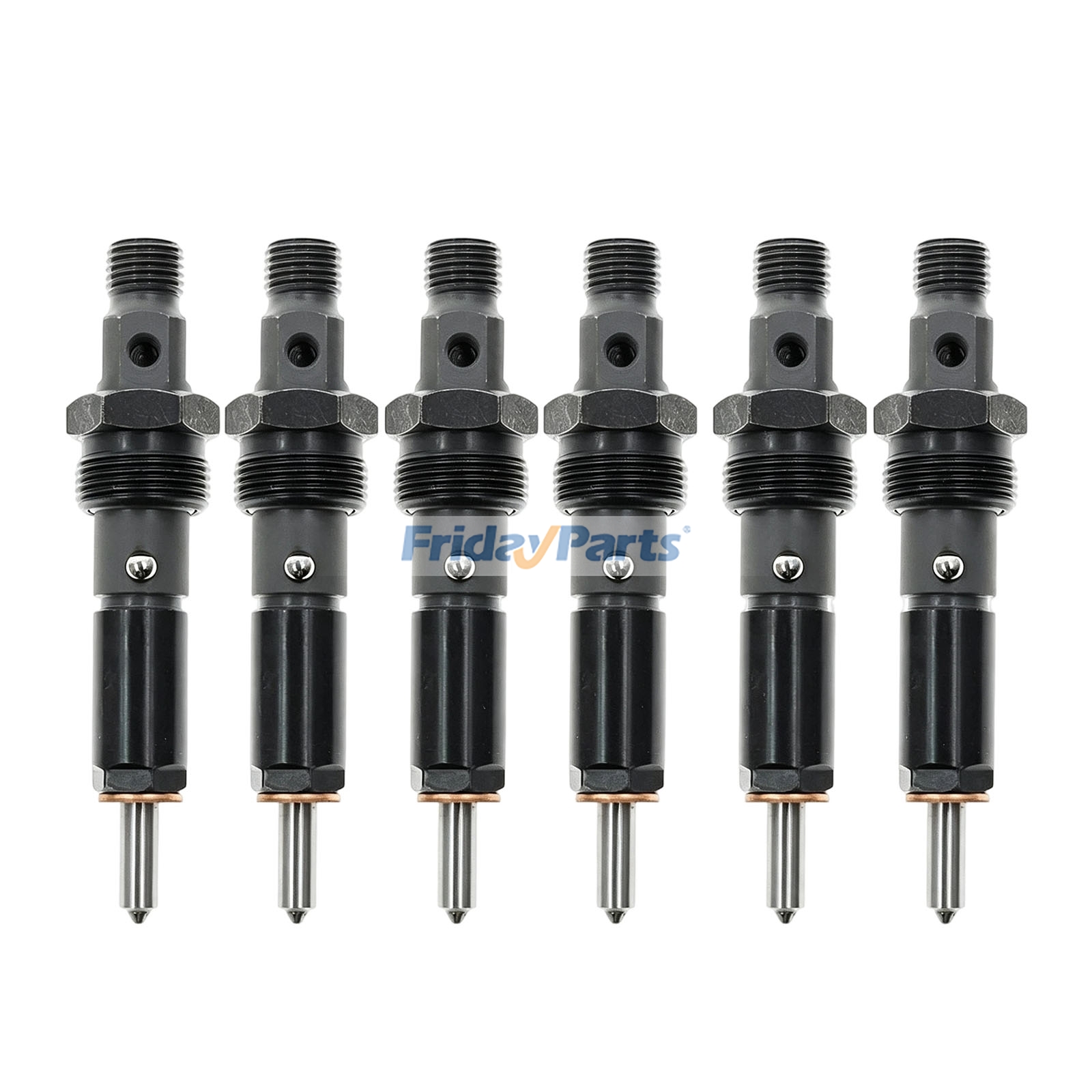 6 Pieces Fuel Injector for Cummins Engine 6BT5.9 - Replaces Bosch 0432133868