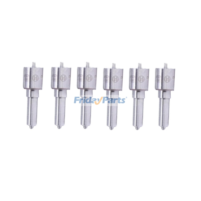 6 Pieces Fuel Injector Nozzle for John Deere Engine 6081H Combine 9750 - Replaces Bosch 0433171457 DLLA148P610