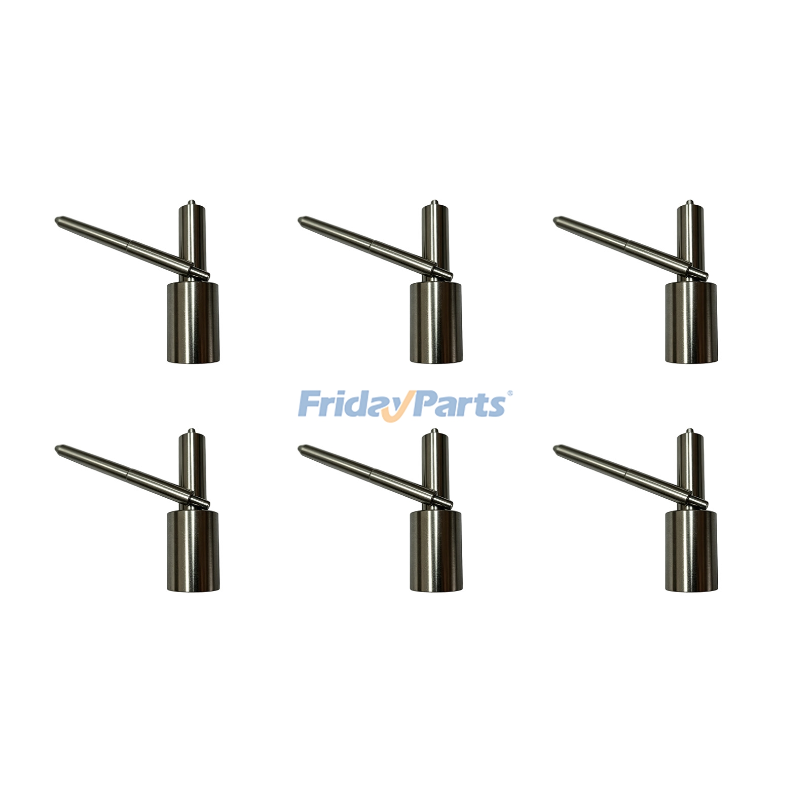 6 Pieces Fuel Injector Nozzle for Komatsu Excavator PC300-8 PC340-7 PC360-7 PC360-8 - Replaces Bosch 0433172040 DLLA118P1697
