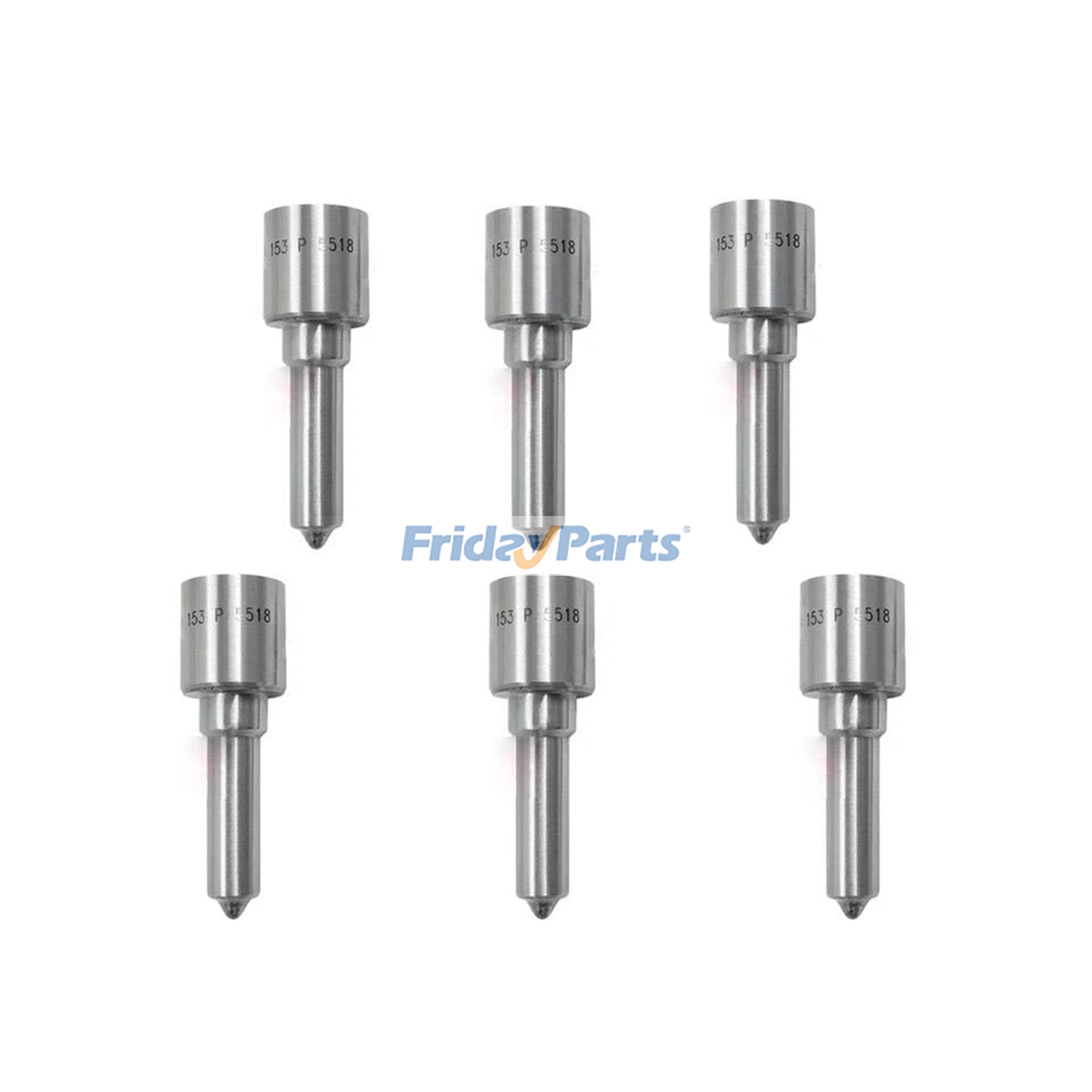 6 Pieces Fuel Injector Nozzle for Mercedes Benz Engine 12.0D OM457 - Replaces Bosch 0 433 175 518