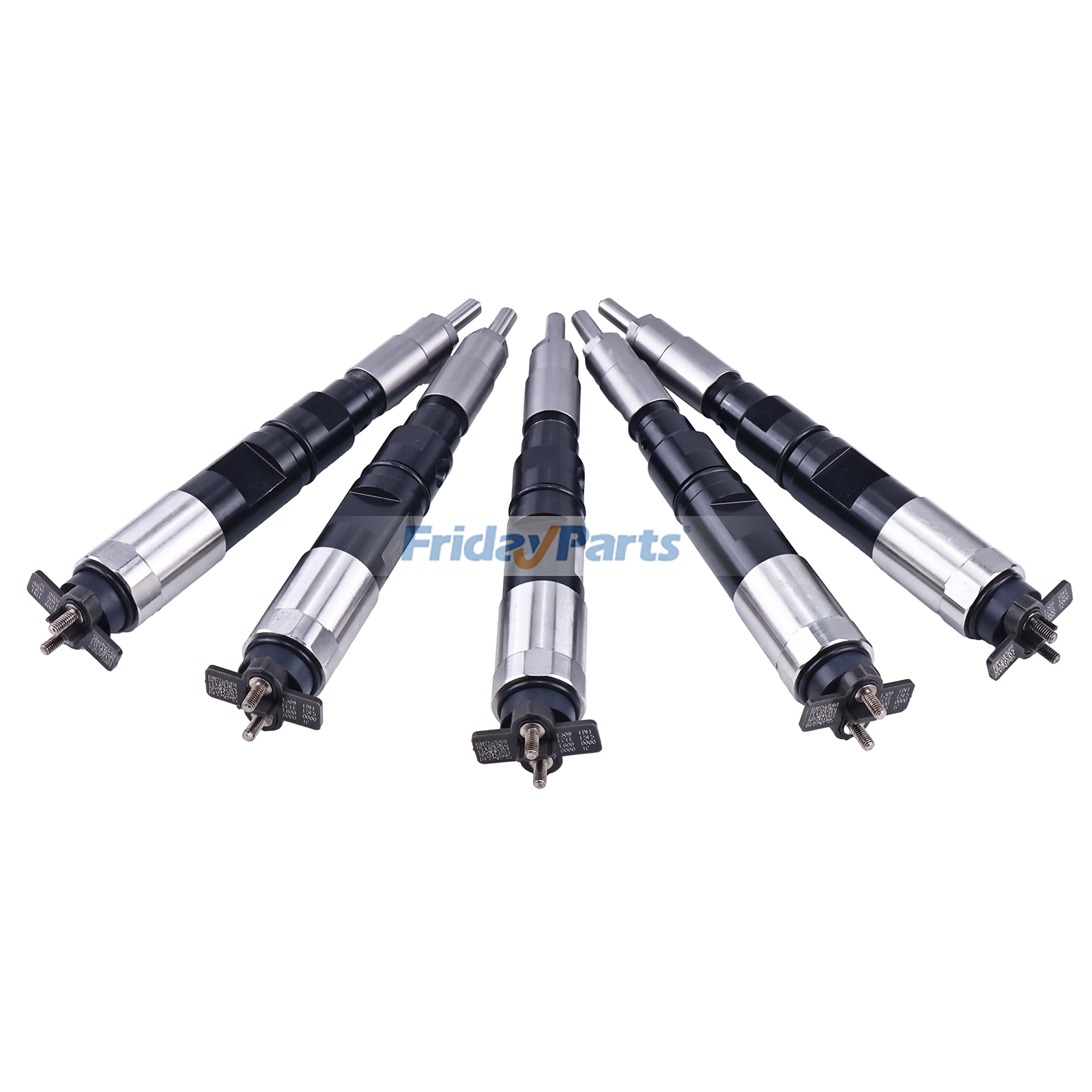 Motor,Escavadora ,Colheitadeira,Carregadora  Para Denso,Para JOHN DEERE - Conjunto de 6 injetores de combustível RE524369 SE501941 095000-0540 para motores John Deere 6081, modelos 330CLC, 370C, 3554, 1270D, 1470D, 9540WTS, 9650STS, 9660STS, 9760STS, 9580WTS e 9680WTS.