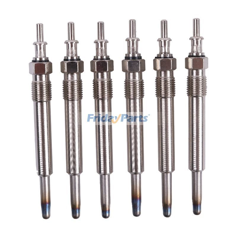 6 Pieces Glow Plug A0011592101 for Mercedes-Benz E300 1996-1999