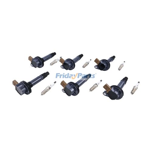 VAP-AutoParts Ignition Coil & Spark Plug Kit For Ford F-150 3.7L V6 (2014) - 6 Coils + 6 Plugs