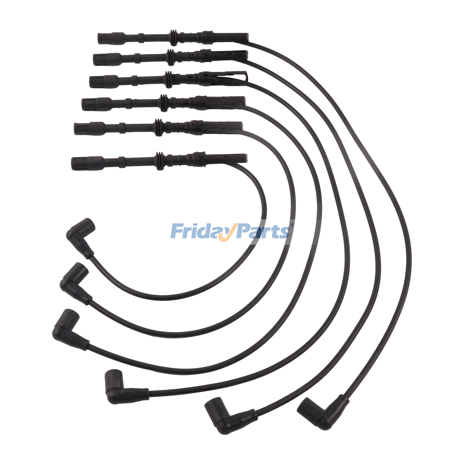 Vehicle 6 Pieces Ignition Spark Plug Wire