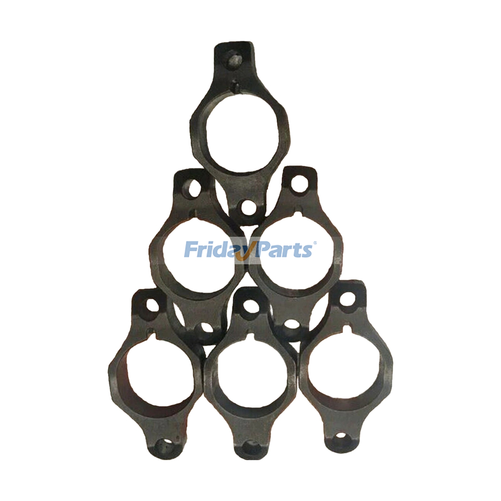 Lot de 6 supports de fixation d'injecteur 4935686 pour moteurs Cummins 6C8.3 QSB6.7 ISBE ISL9 ISB, compatibles avec les pick-ups Dodge Ram 2500 et 3500 (2019-2020)