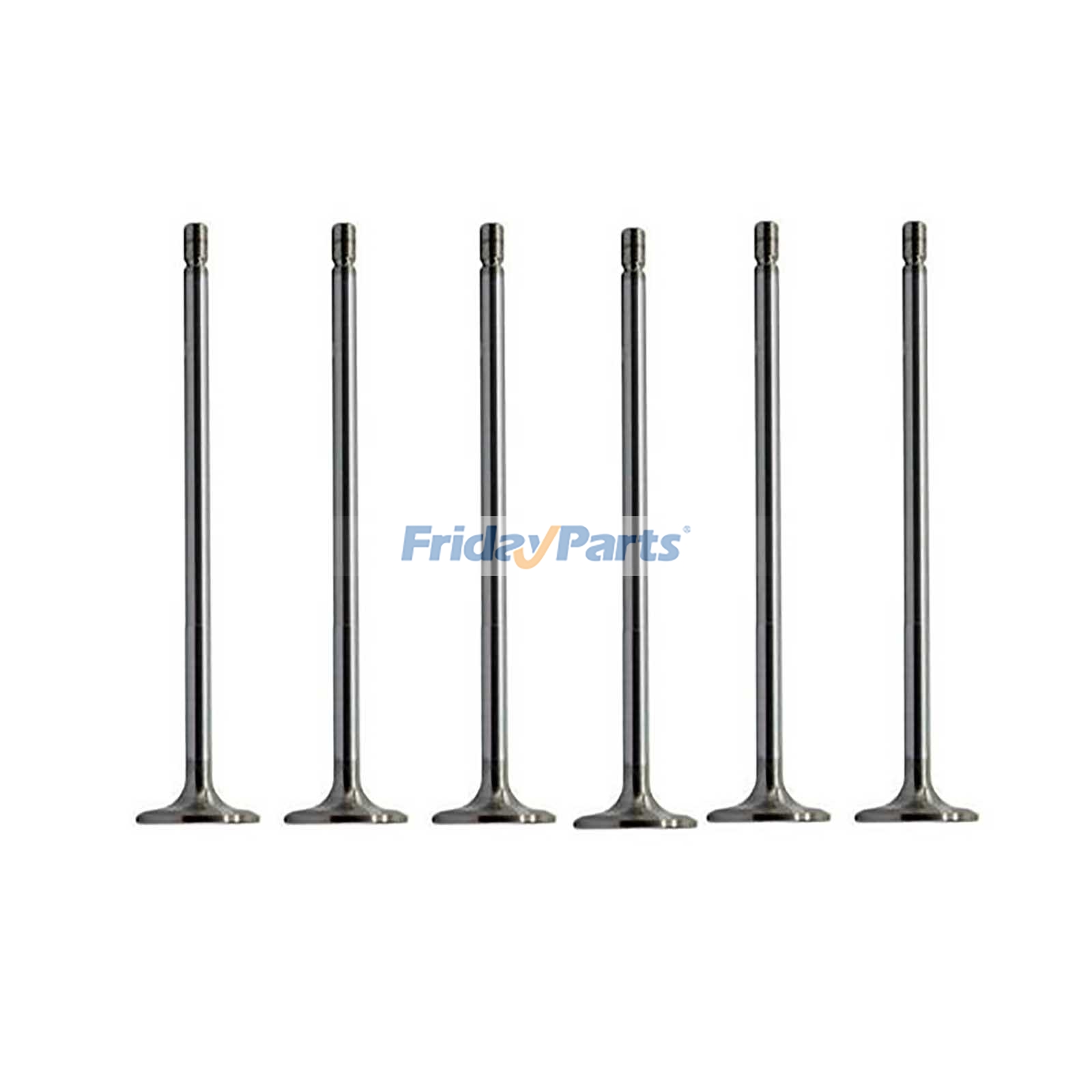 6 Pieces Inlet Valve 20459326 for Volvo Penta Engine TAD1240GE TWD1240VE Excavator EC330B EC360B EC460C EC360C Loader L150E L180E L220F