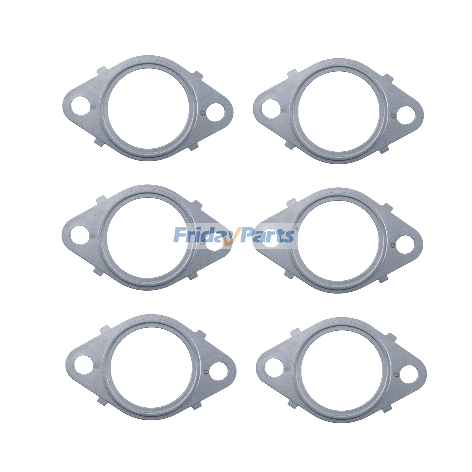 6 Stück Verteilerdichtung 3937479 3943191 für Cummins Motor 6B5.9 ISC ISL9 QSB3.3 QSB4.5 Hyundai 180D-7E HL770-7 HL770-9 R320LC-7A R360LC-7