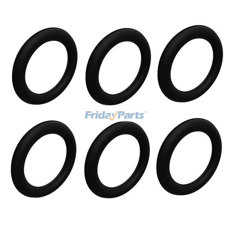 6 Pieces O-ring R63548 for John Deere Engine 4045 6068 6090 6135 4.5L 9.0L Tractor 3033R 3046R 6210J 7630 8225R 6R 250