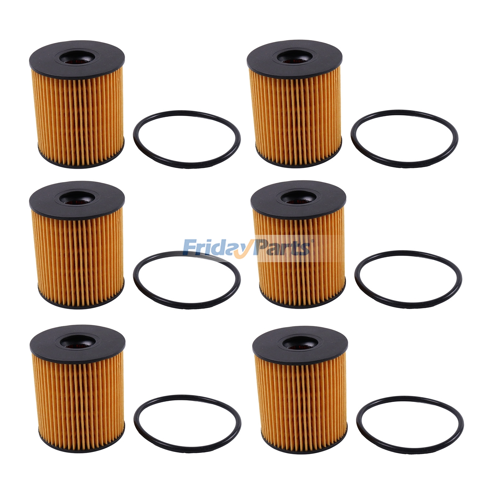 6 Pieces Oil Filter 11427557012 for MINI Cooper Countryman Paceman 2011-2015