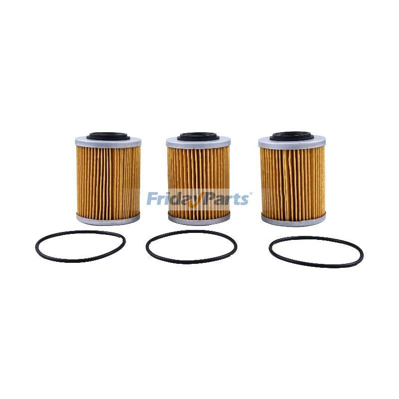 3 Pieces Oil Filter 420956123 for Can-Am UTV Maverick X3 Max Ryker 600 900 2017-2024