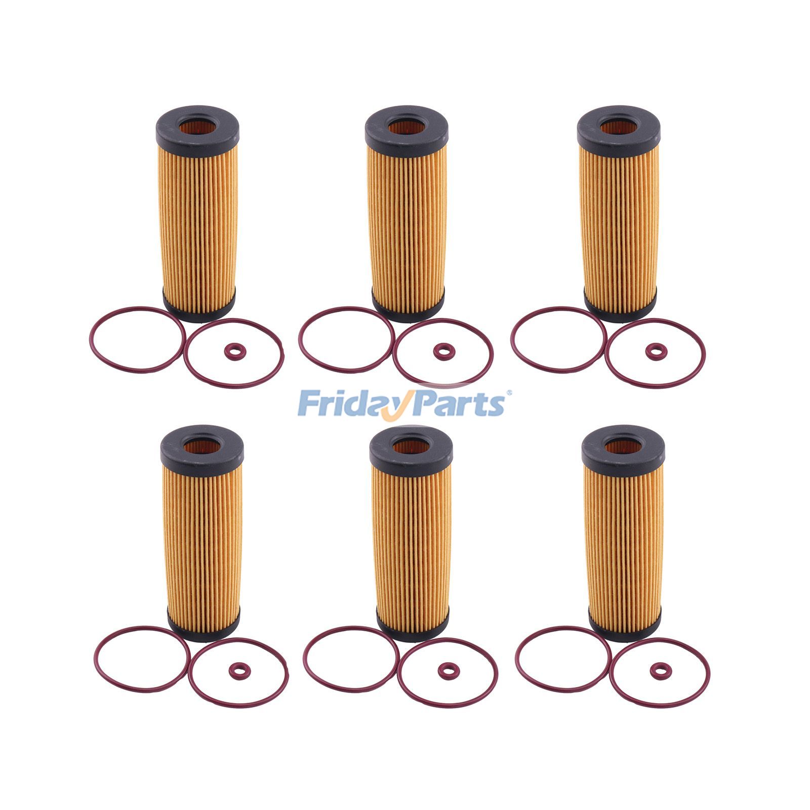 6 stück Öl Filter FT4Z-6731-A KU2Z-6731-A für Ford Edge F-150 Fusion Lincoln Continental MKX MKZ Nautilus 2015-2019