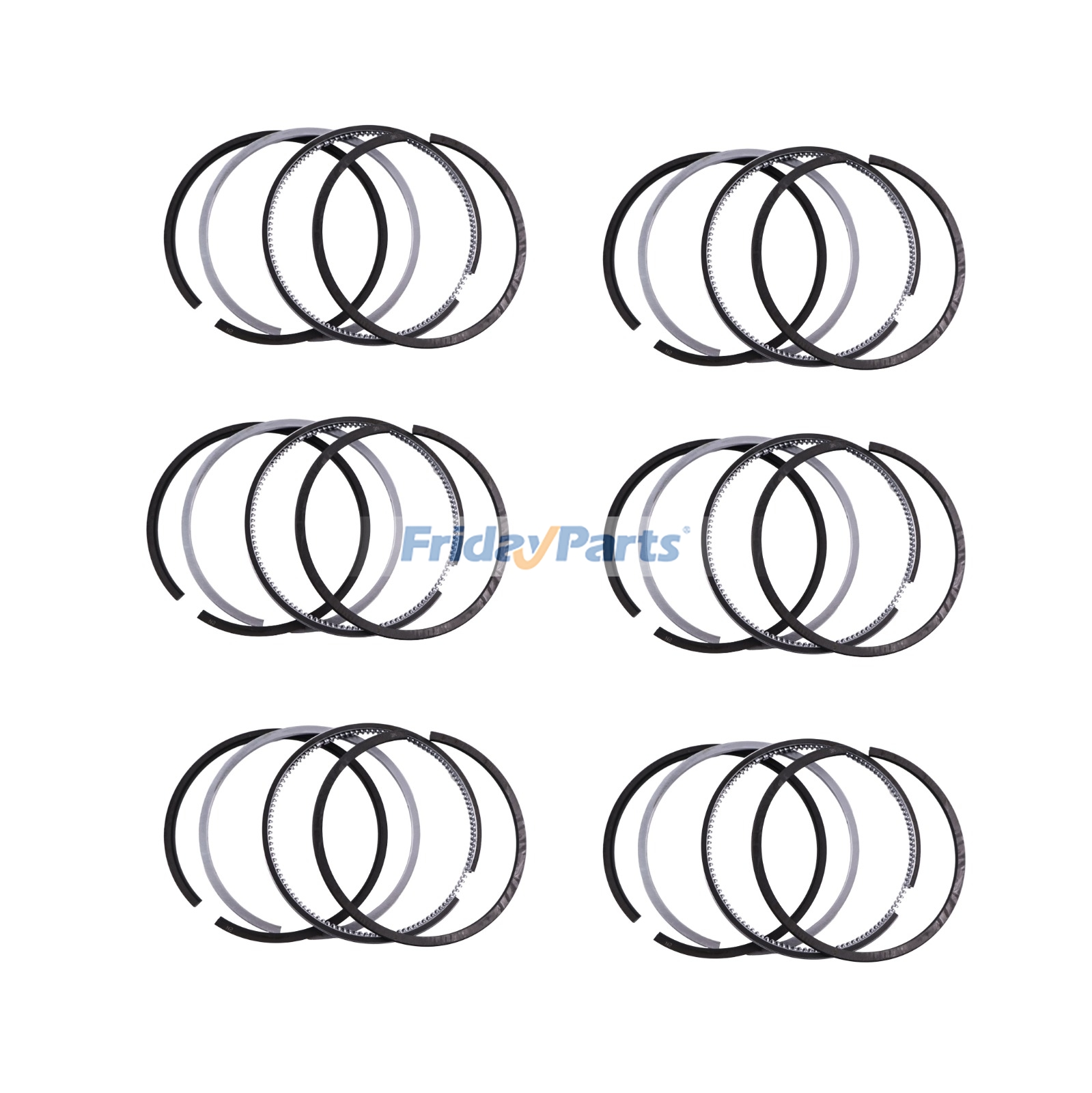Kit de aros de pistón para motor Isuzu DA120 Para ISUZU