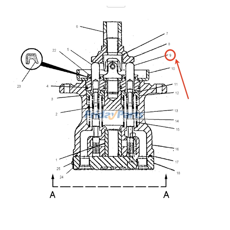 FridayParts Schubstange