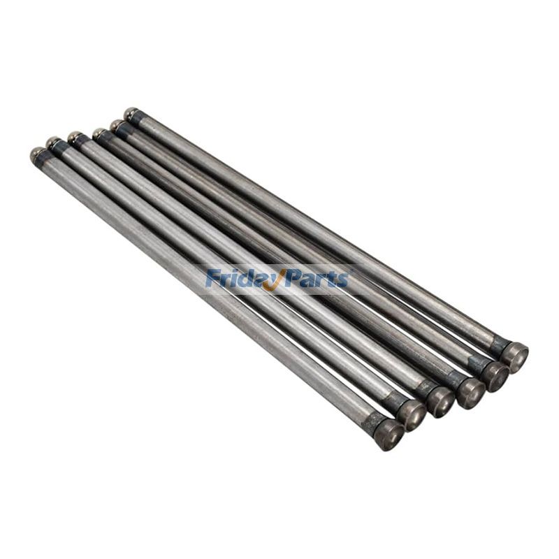 6 Pieces Push Rod for Thermo King TK3.95 Yanmar 3TNE72 Engine