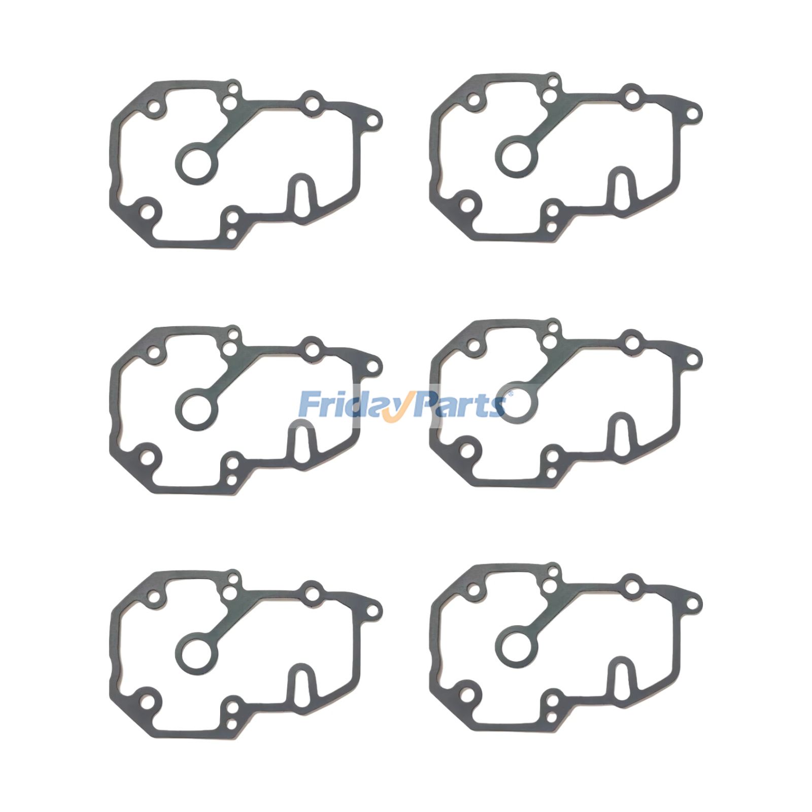 6 Pieces Rocker Lever Gasket 3092480 for Cummins Engine QST30 K19 KTA19 QSKQ19