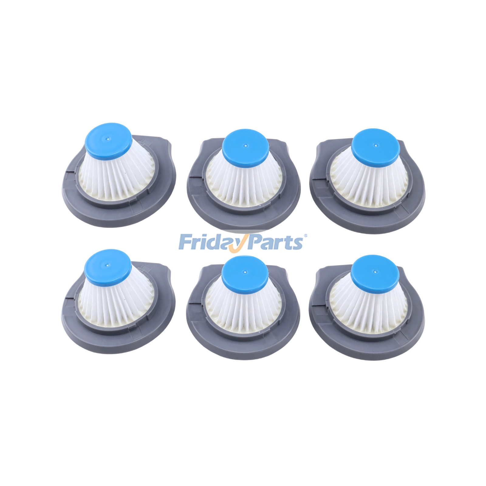 6 Stück Staubsaugerfilter HLVCF10 für BLACK+DECKER HLVC315J10 HLVC315B10 HLVC315B01 HLVC320J01 HLVC320B01 REVHV8J40