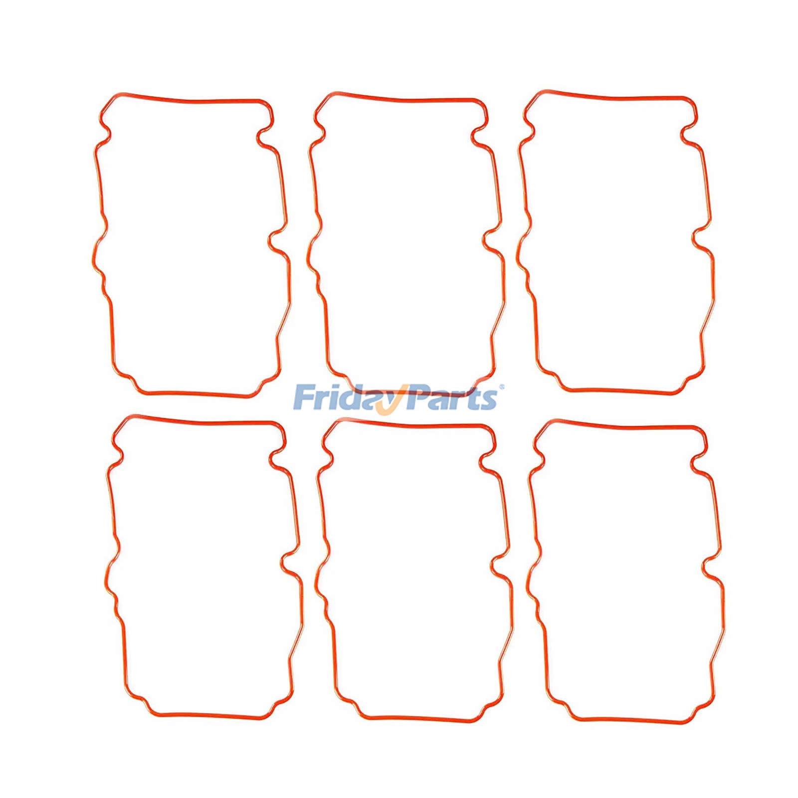 6 Pieces Valve Cover Gasket 4006217 for Cummins Engine QSK23