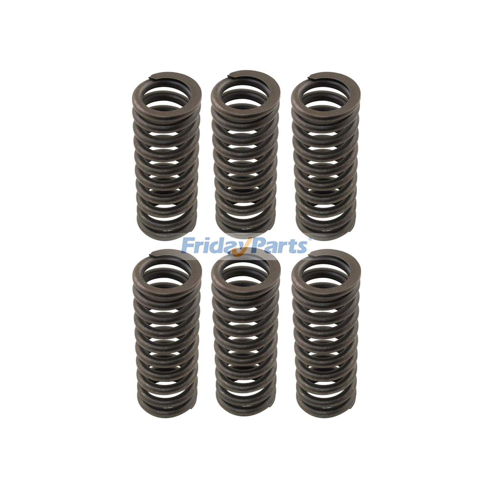 6 Pieces Valve Spring 3679551 for Cummins Engine B5.9 ISX ISX12 ISX15 QSK60 QSN14 QSX11.9 QSX15 X15 Hyundai Excavator R800LC-7A