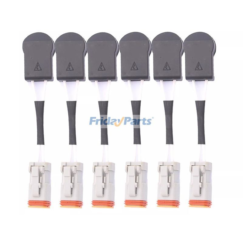 6 Pieces Wiring Harness 3803682 for Hyundai HL780-3A HL780-9 R450LC-7 R480LC-9 R500LC-7 R520LC-9 Doosan Mega 500-V