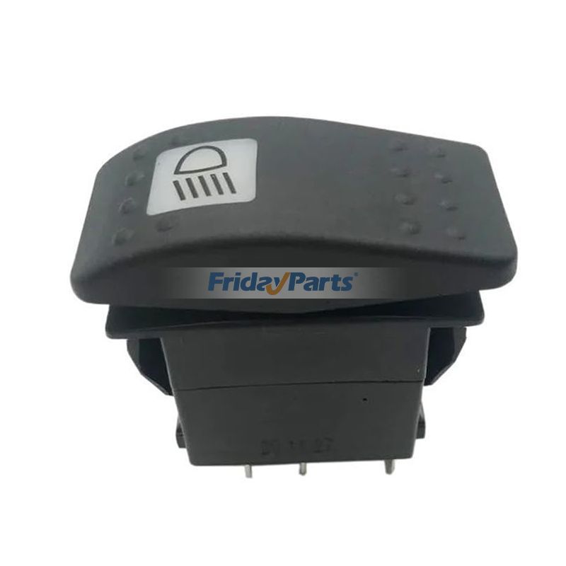 Interruptor de luz de trabajo de 6 pines para faros delanteros 7915490877 7915490615 para montacargas Linde