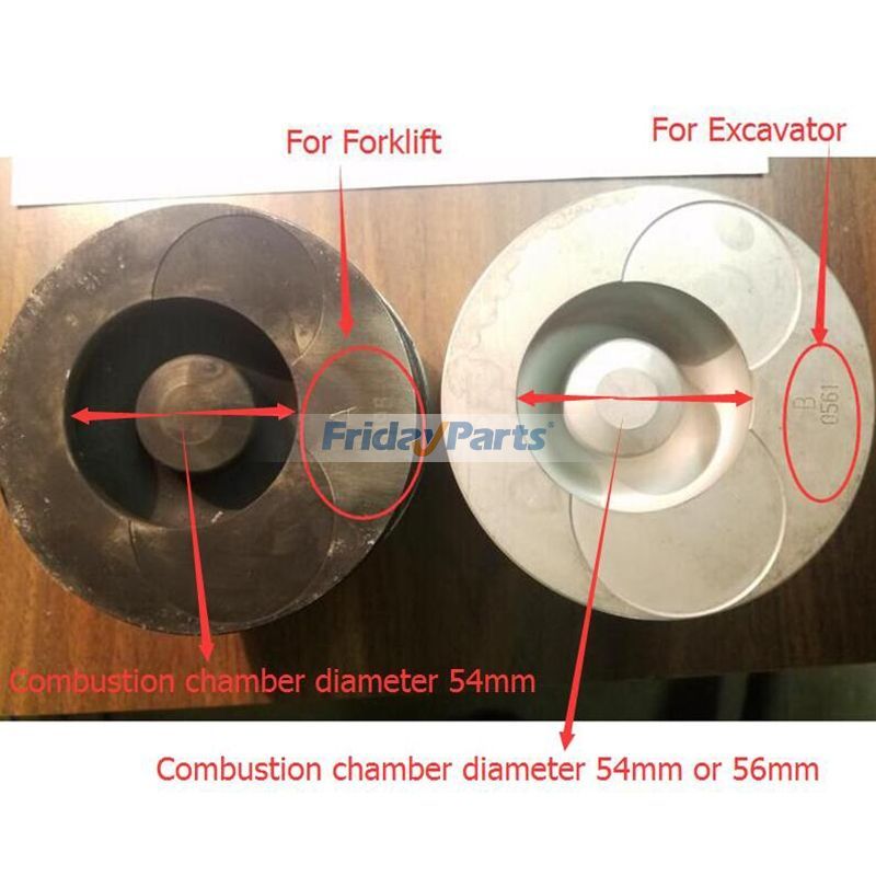 Kit piston STD avec segment Daewoopour Moteur,Pelle,Chargeur,Tracteur