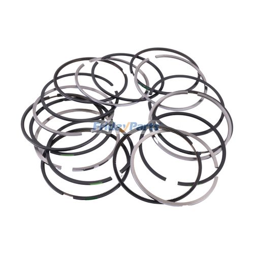 6 Sets Piston Ring Kit 4089644 for Cummins Engine ISC ISL9 ISLE4 QSB3.3 ...