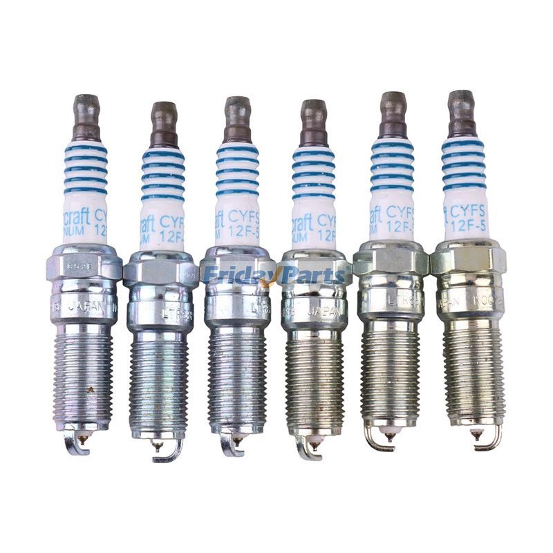 6 bujías SP520 SP-520 CYFS12F5 CYFS-12F-5 para Ford Edge Explorer Flex 3.5L F-150 3.3L Mustang Transit-150 250 350 3.7L Lincoln Continental MKS MKT MKX MKZ 3.7L