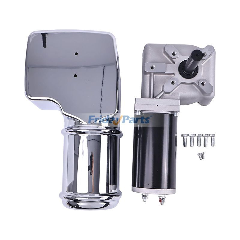 Motor de lona para camión volquete con cubierta cromada, 60:1, 12 V, 1,2 HP y 900 W