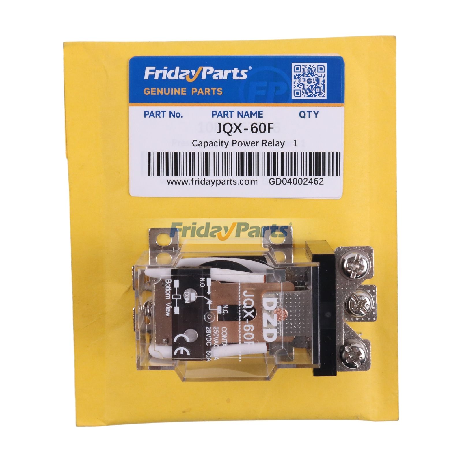 Relais de puissance à capacité de contact 60A 12V pour Autres Pour AUTRE MARQUE