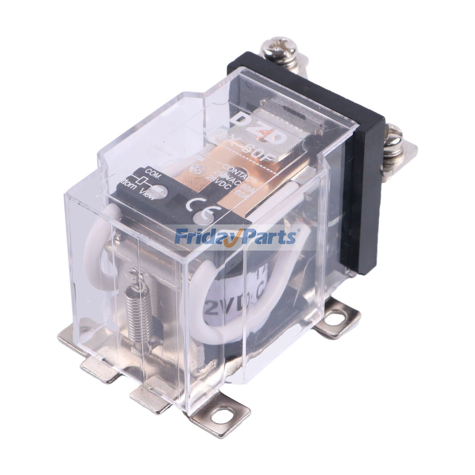 Relais de puissance à capacité de contact 60 A 12 V JQX-60F