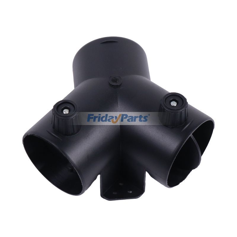 Connecteur de conduit d'aération de chauffage diesel Webasto Eberspacher 60 mm en Y pour pièces de rechange, vanne réglable pour chauffagepourPour AUTRE MARQUE