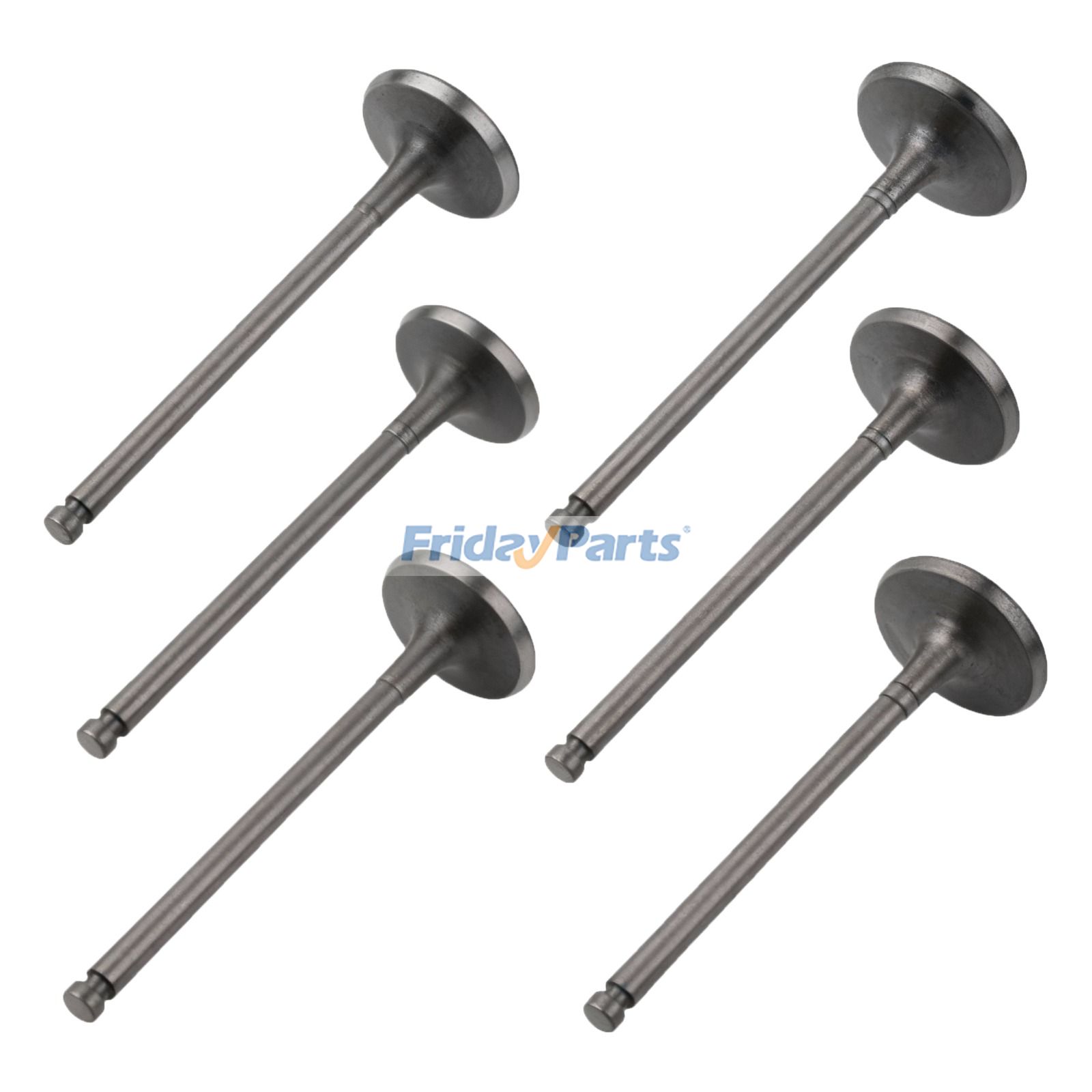 6 Válvulas de admisión 6207-41-4110 para motor Komatsu 6D95 4D95 3D95 Cargadora de ruedas WA80-5 WA80-5 WA80-5 WA70-5