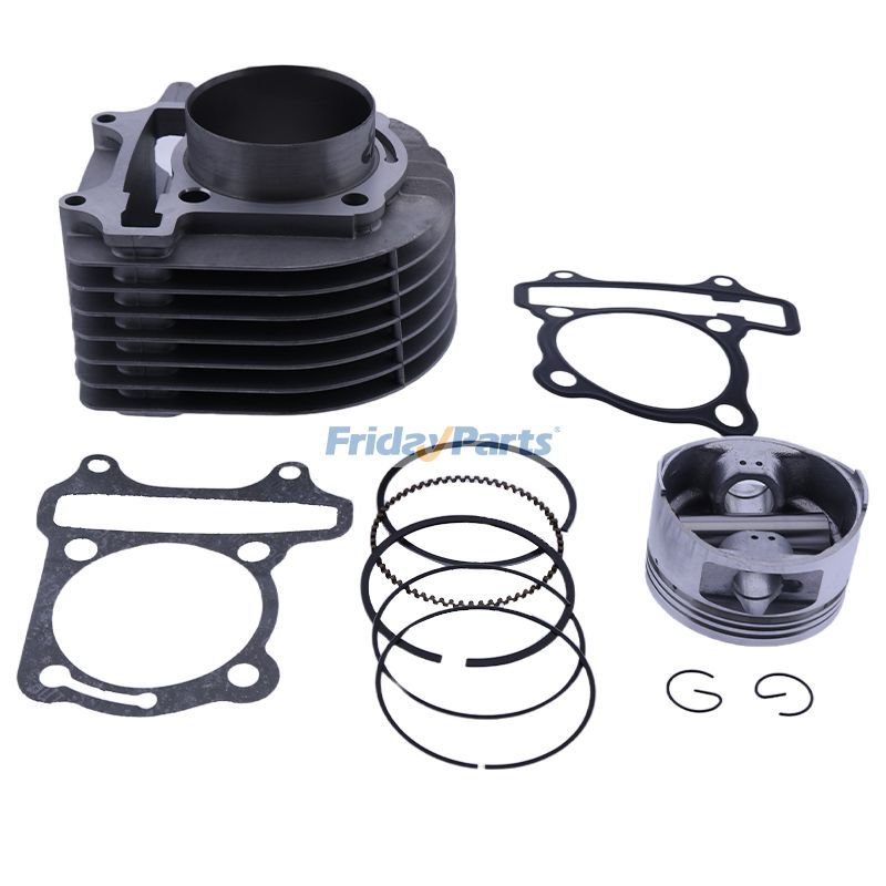 63mm Big Bore Cylinder kit for 4Stroke GY6 180cc 200cc 250cc ATV OffRoad Vehicle Scooter Moped