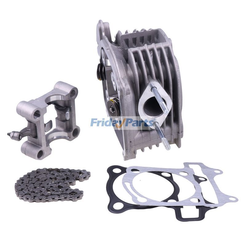 Cabezales de cilindro de 63 mm, accesorios para árbol de levas, cadena de balancín para GY6, 150 cc, 180 cc, 200 cc, 250 cc, ATV, todoterreno, karts, ciclomotores, motocicletas y scooters de FridayParts