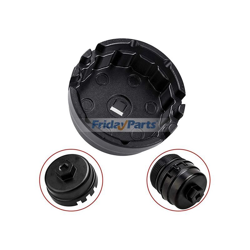 Clé à douille pour filtre à huile 64 mm 14 cannelures, outil de retrait pour Toyota Lexus ScionpourPour Lexus,Pour Toyota