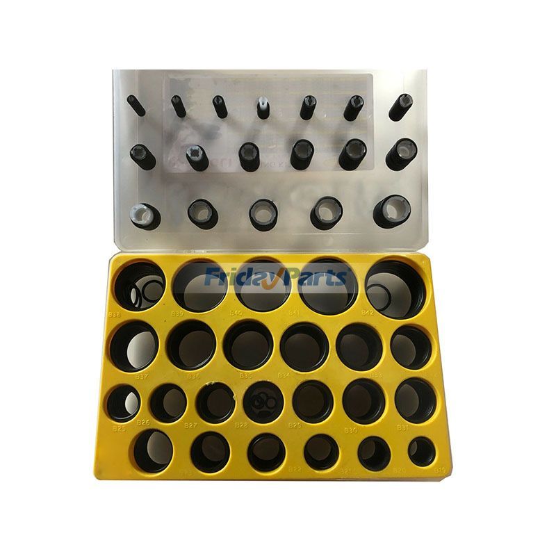 656 Pcs O-Ring Box for Caterpillar CAT Excavator E320 312 325 330 307 345 E70B E120B E200B