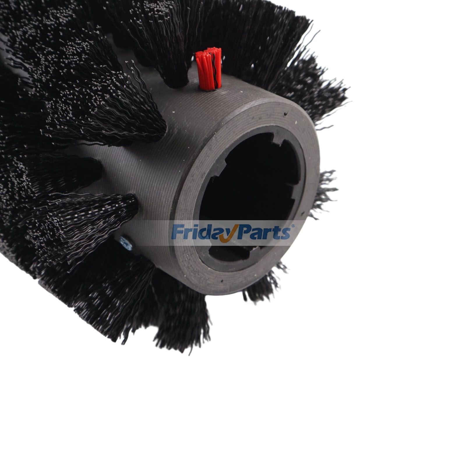 660×153mm 18-Row Single Black PP Corrugated Brush 399253 for Tennant Floor Scrubber T5 T5E