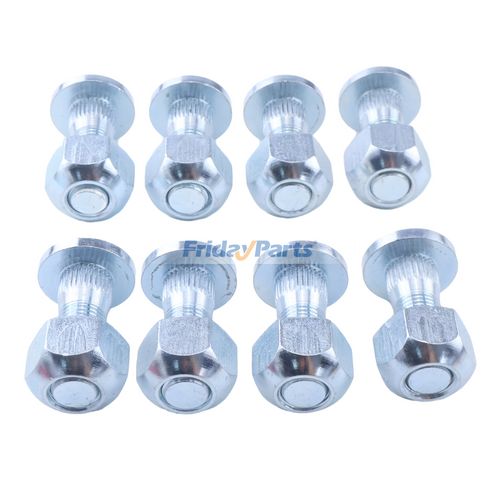 3907978 Set of 8 Lug Stud with Nut 142-7493 159-5772 for Caterpillar CAT Engine ...
