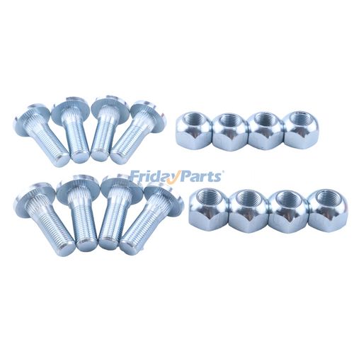 3907978 Set of 8 Lug Stud with Nut 142-7493 159-5772 for Caterpillar CAT Engine ...