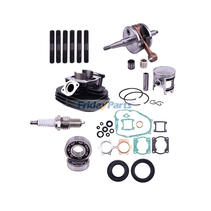 Kit de reconstruction simple de piston Wiseco de vilebrequin de cylindre à gros alésage de 68 mm 2XJ-11635-01-00 pour Yamaha Blaster 200 YFS200 1988-2006