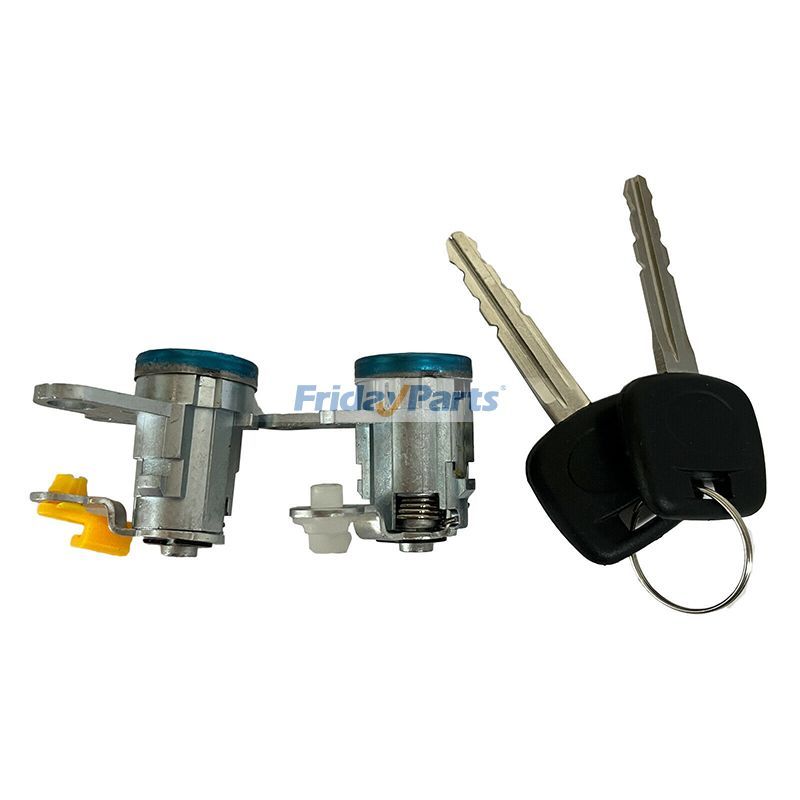 1ペア フロントドアロックシリンダーセット キー付き 69051-35070 69052-35070 トヨタ タコマ 1995-2004用