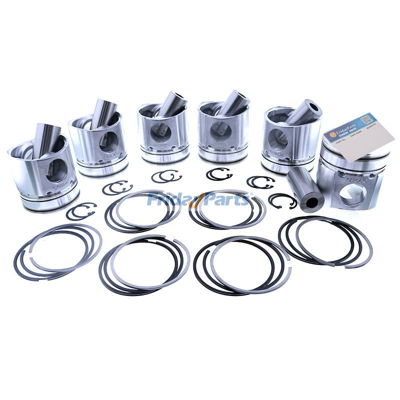 Kit piston 3802657 pour moteur Cummins 6C8.3 QSC8.3, pelle hydraulique Hyundai R290LC-7 R305LC-7