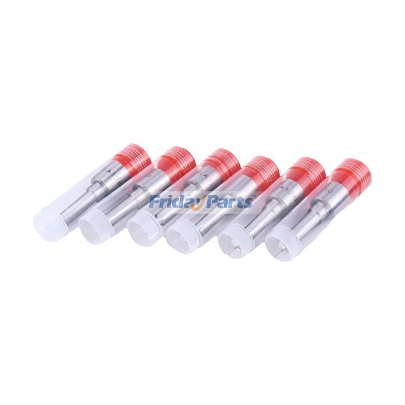 6 Pieces Common Rail Fuel Pump Injector Nozzle DSLA128P5510 for Cummins QSB4.5 QSB6.7 Komatsu SAA4D107E SAA6D107E Engine
