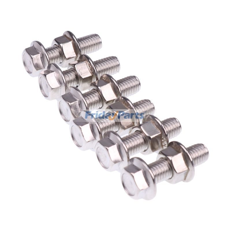 Flanged Hex Head Bolt with Nut for Motorcycle,Vehicle