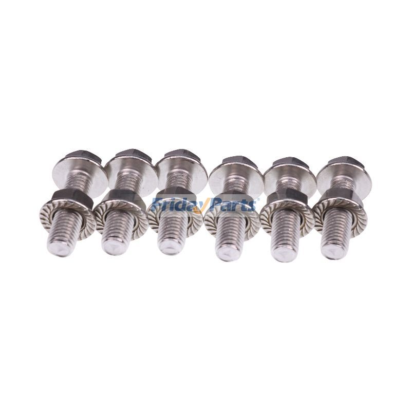 Motorcycle,Vehicle Flanged Hex Head Bolt with Nut